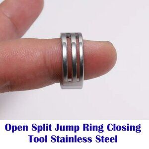 Heavy Duty Stainless Steel - Open Split Jump Ring Closing Tool